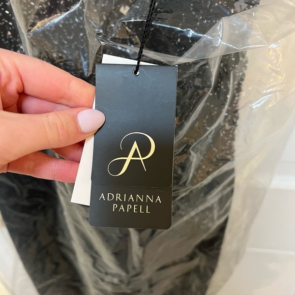 Adrianna Papell Women's Beaded One Shoulder Jumpsuit - Picture 5 of 7